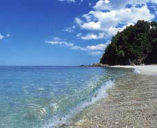 Una spiaggia di Lefkada