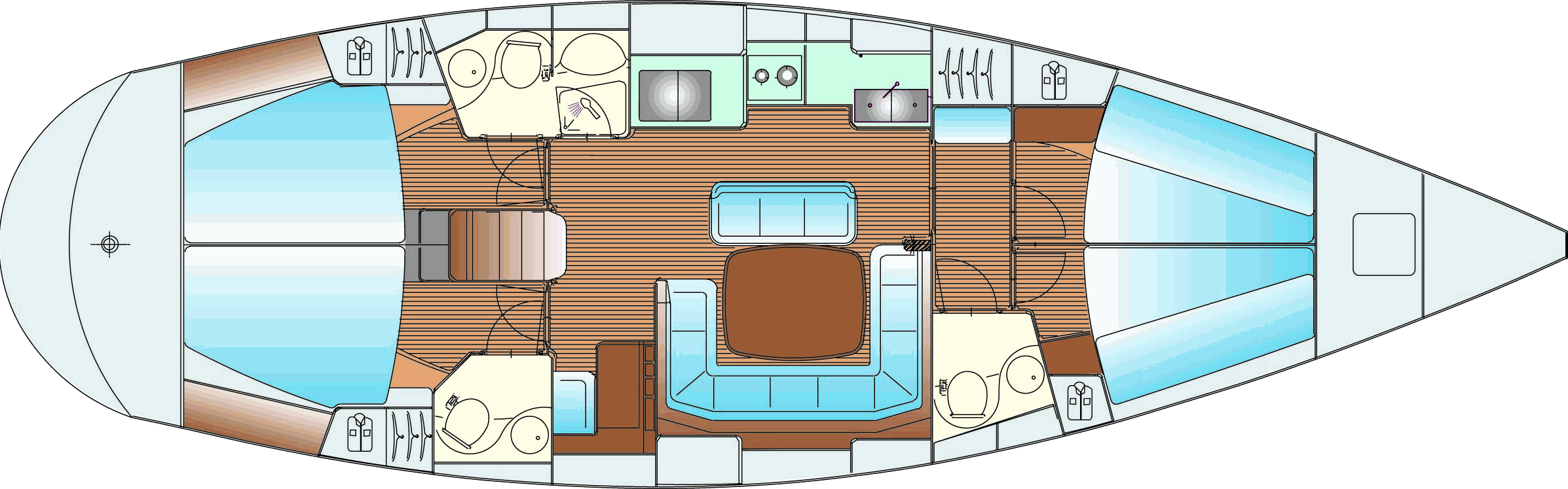 Bavaria 47 - 4 cabine